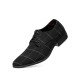 Men Pointed Toe Canvas Business Casual Dress Shoes Men Pointed Toe Canvas Business Casual Dress Shoes