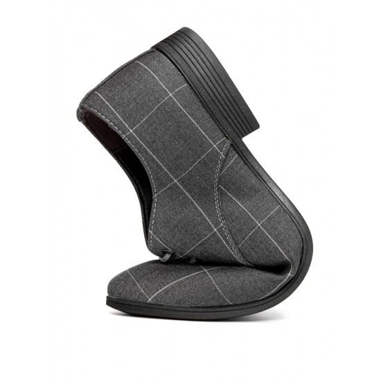 Men Pointed Toe Canvas Business Casual Dress Shoes Men Pointed Toe Canvas Business Casual Dress Shoes