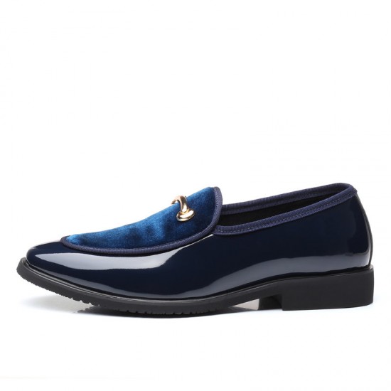 Large Size Men Leather Splicing Slip On Formal Dress Shoes Large Size Men Leather Splicing Slip On Formal Dress Shoes