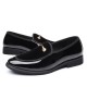 Large Size Men Leather Splicing Slip On Formal Dress Shoes Large Size Men Leather Splicing Slip On Formal Dress Shoes
