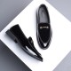 Large Size Men Leather Splicing Slip On Formal Dress Shoes Large Size Men Leather Splicing Slip On Formal Dress Shoes