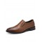 Men Stylish Crocodile Pattern Slip On Formal Dress Shoes