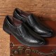Men Stylish Crocodile Pattern Slip On Formal Dress Shoes Men Stylish Crocodile Pattern Slip On Formal Dress Shoes