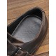 Men Vintage British Belt Buckle Monk Shoes Business Formal Dress Shoes Men Vintage British Belt Buckle Monk Shoes Business Formal Dress Shoes
