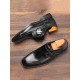Men Vintage British Belt Buckle Monk Shoes Business Formal Dress Shoes Men Vintage British Belt Buckle Monk Shoes Business Formal Dress Shoes
