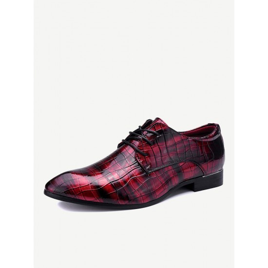 Large Size Men Patent Leather Lace Up Party Wedding Dress Shoes Large Size Men Patent Leather Lace Up Party Wedding Dress Shoes