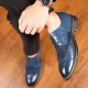Large Size Men Brogue Carved Leather Splicing Formal Oxfords Large Size Men Brogue Carved Leather Splicing Formal Oxfords