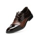 Men Cap Toe Splicing Non Slip Business Formal Shoes Men Cap Toe Splicing Non Slip Business Formal Shoes