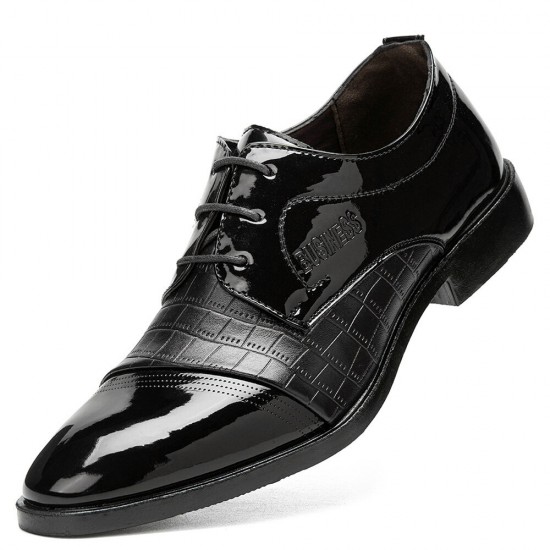 Men Cap Toe Splicing Non Slip Business Formal Shoes Men Cap Toe Splicing Non Slip Business Formal Shoes