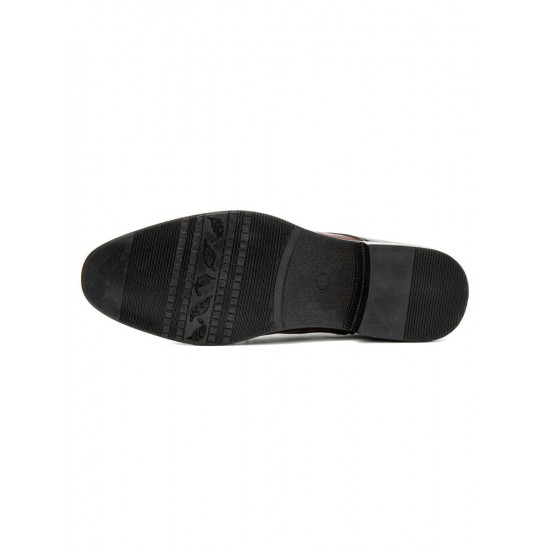 Men Cap Toe Splicing Non Slip Business Formal Shoes Men Cap Toe Splicing Non Slip Business Formal Shoes