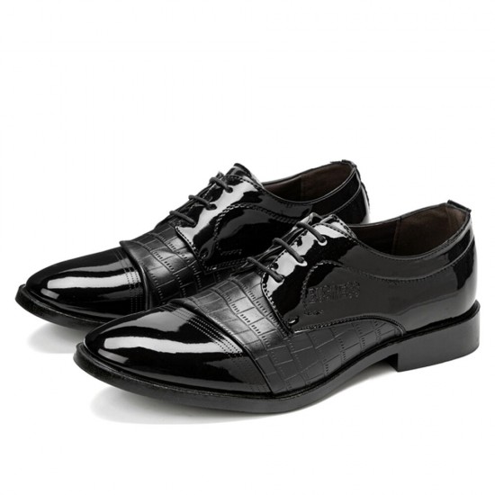 Men Cap Toe Splicing Non Slip Business Formal Shoes Men Cap Toe Splicing Non Slip Business Formal Shoes