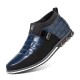 Men Classic Business Casual Slip On Leather Business Casual Ankle Boots Men Classic Business Casual Slip On Leather Business Casual Ankle Boots