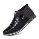 Men Classic Business Casual Slip On Leather Business Casual Ankle Boots Men Classic Business Casual Slip On Leather Business Casual Ankle Boots