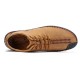 Men Rubber Cap Toe Hand Stitching Lace Up Microfiber Leather Ankle Boots Men Rubber Cap Toe Hand Stitching Lace Up Microfiber Leather Ankle Boots