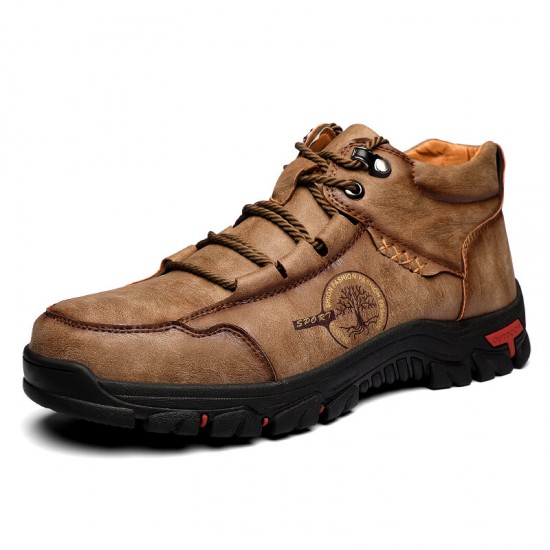 Men Durable Comfort Round Toe Lace Up Outdoor Casual Ankle Boots Men Durable Comfort Round Toe Lace Up Outdoor Casual Ankle Boots