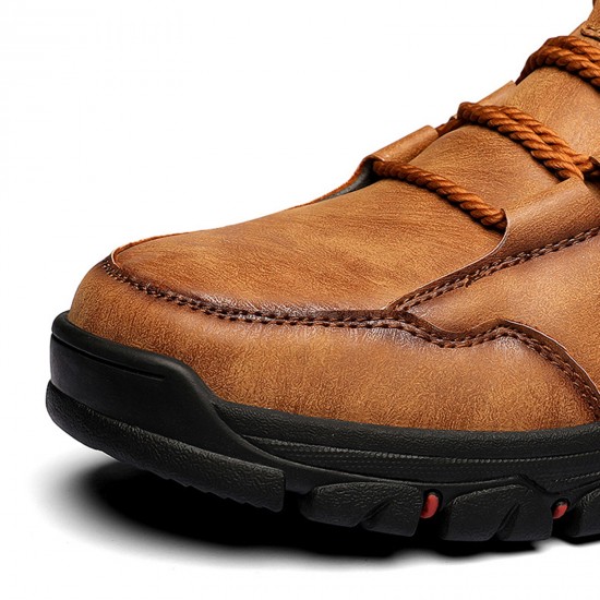 Men Durable Comfort Round Toe Lace Up Outdoor Casual Ankle Boots Men Durable Comfort Round Toe Lace Up Outdoor Casual Ankle Boots