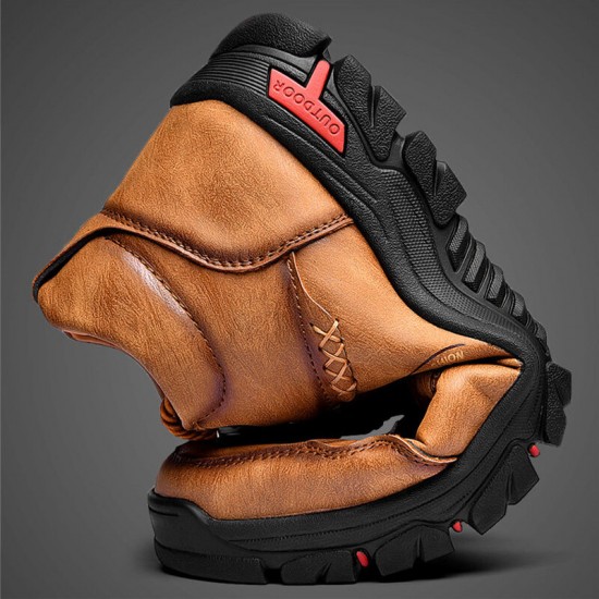 Men Durable Comfort Round Toe Lace Up Outdoor Casual Ankle Boots Men Durable Comfort Round Toe Lace Up Outdoor Casual Ankle Boots
