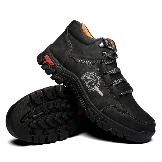 Men Durable Comfort Round Toe Lace Up Outdoor Casual Ankle Boots Men Durable Comfort Round Toe Lace Up Outdoor Casual Ankle Boots