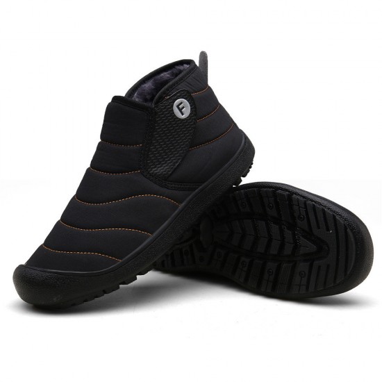 Men Outdoor Waterproof Warm Lining Hook Loop Casual Ankle Boots Men Outdoor Waterproof Warm Lining Hook Loop Casual Ankle Boots