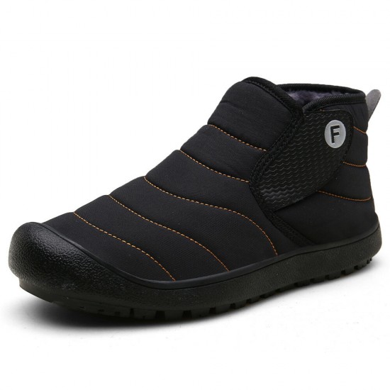 Men Outdoor Waterproof Warm Lining Hook Loop Casual Ankle Boots Men Outdoor Waterproof Warm Lining Hook Loop Casual Ankle Boots