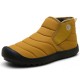 Men Outdoor Waterproof Warm Lining Hook Loop Casual Ankle Boots Men Outdoor Waterproof Warm Lining Hook Loop Casual Ankle Boots