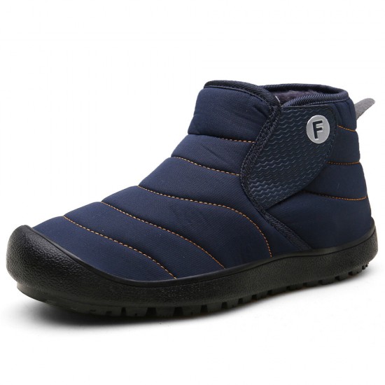 Men Outdoor Waterproof Warm Lining Hook Loop Casual Ankle Boots Men Outdoor Waterproof Warm Lining Hook Loop Casual Ankle Boots