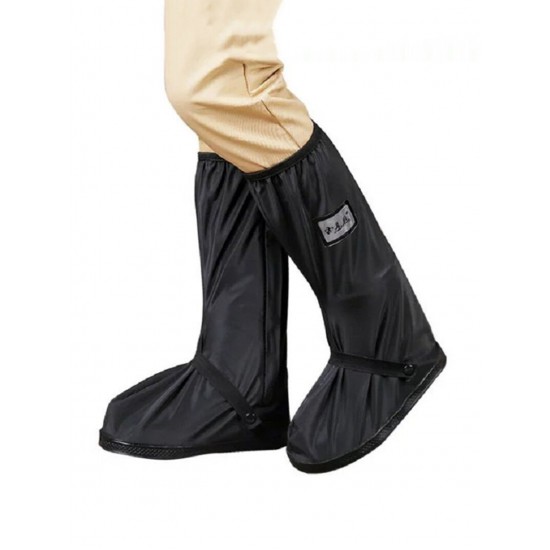Men Waterproof Slip Resistant High Top Side Zipper Rain Boots Covers Men Waterproof Slip Resistant High Top Side Zipper Rain Boots Covers