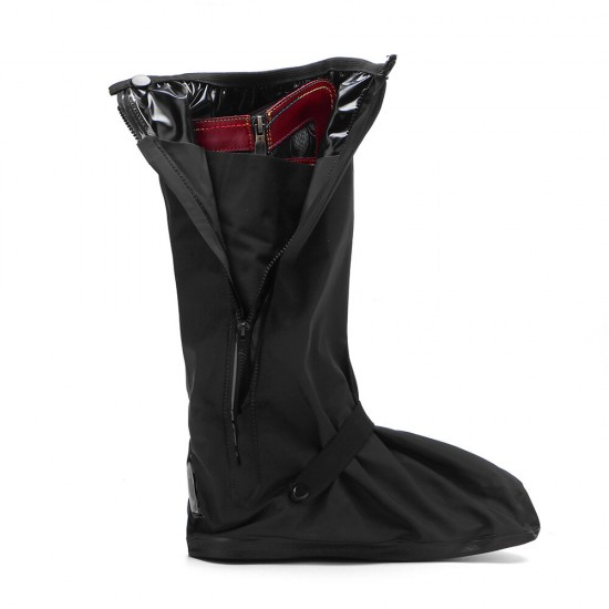 Men Waterproof Slip Resistant High Top Side Zipper Rain Boots Covers Men Waterproof Slip Resistant High Top Side Zipper Rain Boots Covers