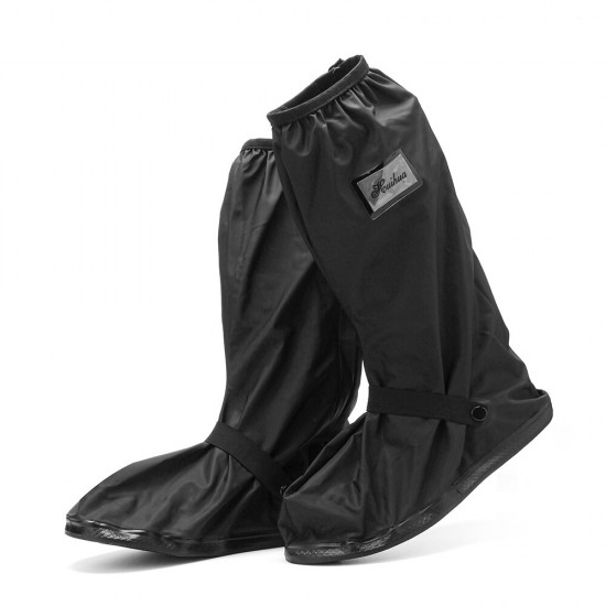 Men Waterproof Slip Resistant High Top Side Zipper Rain Boots Covers Men Waterproof Slip Resistant High Top Side Zipper Rain Boots Covers