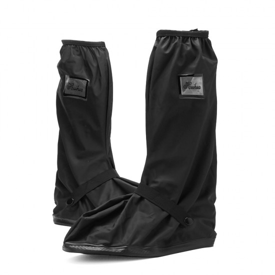 Men Waterproof Slip Resistant High Top Side Zipper Rain Boots Covers Men Waterproof Slip Resistant High Top Side Zipper Rain Boots Covers