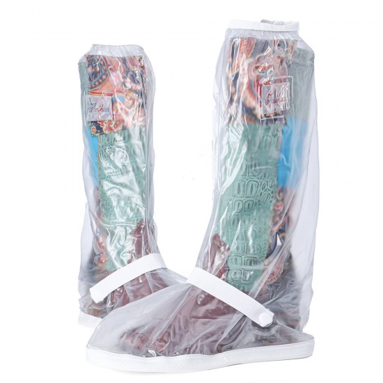 Men Waterproof Slip Resistant High Top Side Zipper Rain Boots Covers Men Waterproof Slip Resistant High Top Side Zipper Rain Boots Covers