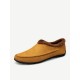 Men Large Size Plush Lining Microfiber Leather Non-slip Casual Slippers Men Large Size Plush Lining Microfiber Leather Non-slip Casual Slippers