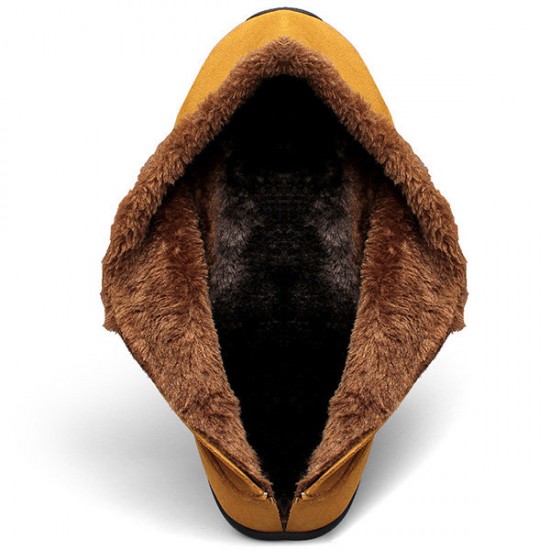 Men Large Size Plush Lining Microfiber Leather Non-slip Casual Slippers Men Large Size Plush Lining Microfiber Leather Non-slip Casual Slippers