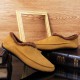 Men Large Size Plush Lining Microfiber Leather Non-slip Casual Slippers Men Large Size Plush Lining Microfiber Leather Non-slip Casual Slippers