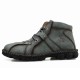 Men Hand Stitching Hook-loop Casual Not-slip Boot Shoes Men Hand Stitching Hook-loop Casual Not-slip Boot Shoes