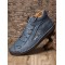 Menico Men Hand Stitching Leather Non Slip Comfy Ankle Boots