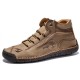 Menico Men Hand Stitching Leather Non Slip Comfy Ankle Boots Menico Men Hand Stitching Leather Non Slip Comfy Ankle Boots