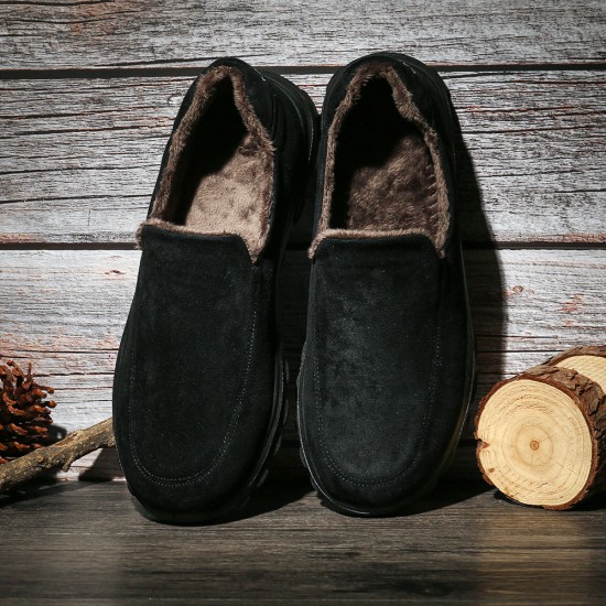 Men Warm Plus Lining Soft Sole Slip On Comfy Casual Boots Men Warm Plus Lining Soft Sole Slip On Comfy Casual Boots