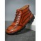 Men Cow Leather Non Slip Hand Stitching Casual Outdoor Boots