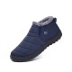 Men Waterproof Warm Fur Lining Letter Slip On Ankle Boots Men Waterproof Warm Fur Lining Letter Slip On Ankle Boots