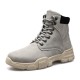 Men Stylish Microfiber Leather Lace Up Casual Ankle Boots Men Stylish Microfiber Leather Lace Up Casual Ankle Boots
