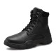 Men Stylish Microfiber Leather Lace Up Casual Ankle Boots Men Stylish Microfiber Leather Lace Up Casual Ankle Boots