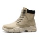 Men Stylish Microfiber Leather Lace Up Casual Ankle Boots Men Stylish Microfiber Leather Lace Up Casual Ankle Boots