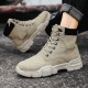 Men Stylish Microfiber Leather Lace Up Casual Ankle Boots Men Stylish Microfiber Leather Lace Up Casual Ankle Boots
