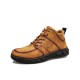 Men Microfiber Leather Non Slip Soft Sole Outdoor Casual Ankle Boots Men Microfiber Leather Non Slip Soft Sole Outdoor Casual Ankle Boots