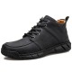 Men Microfiber Leather Non Slip Soft Sole Outdoor Casual Ankle Boots Men Microfiber Leather Non Slip Soft Sole Outdoor Casual Ankle Boots