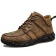 Men Microfiber Leather Non Slip Soft Sole Outdoor Casual Ankle Boots Men Microfiber Leather Non Slip Soft Sole Outdoor Casual Ankle Boots