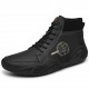Men Soft Slip Resistant Lace Up Microfiber Leather Ankle Boots Men Soft Slip Resistant Lace Up Microfiber Leather Ankle Boots