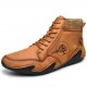 Men Soft Slip Resistant Lace Up Microfiber Leather Ankle Boots Men Soft Slip Resistant Lace Up Microfiber Leather Ankle Boots