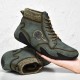 Men Soft Slip Resistant Lace Up Microfiber Leather Ankle Boots Men Soft Slip Resistant Lace Up Microfiber Leather Ankle Boots